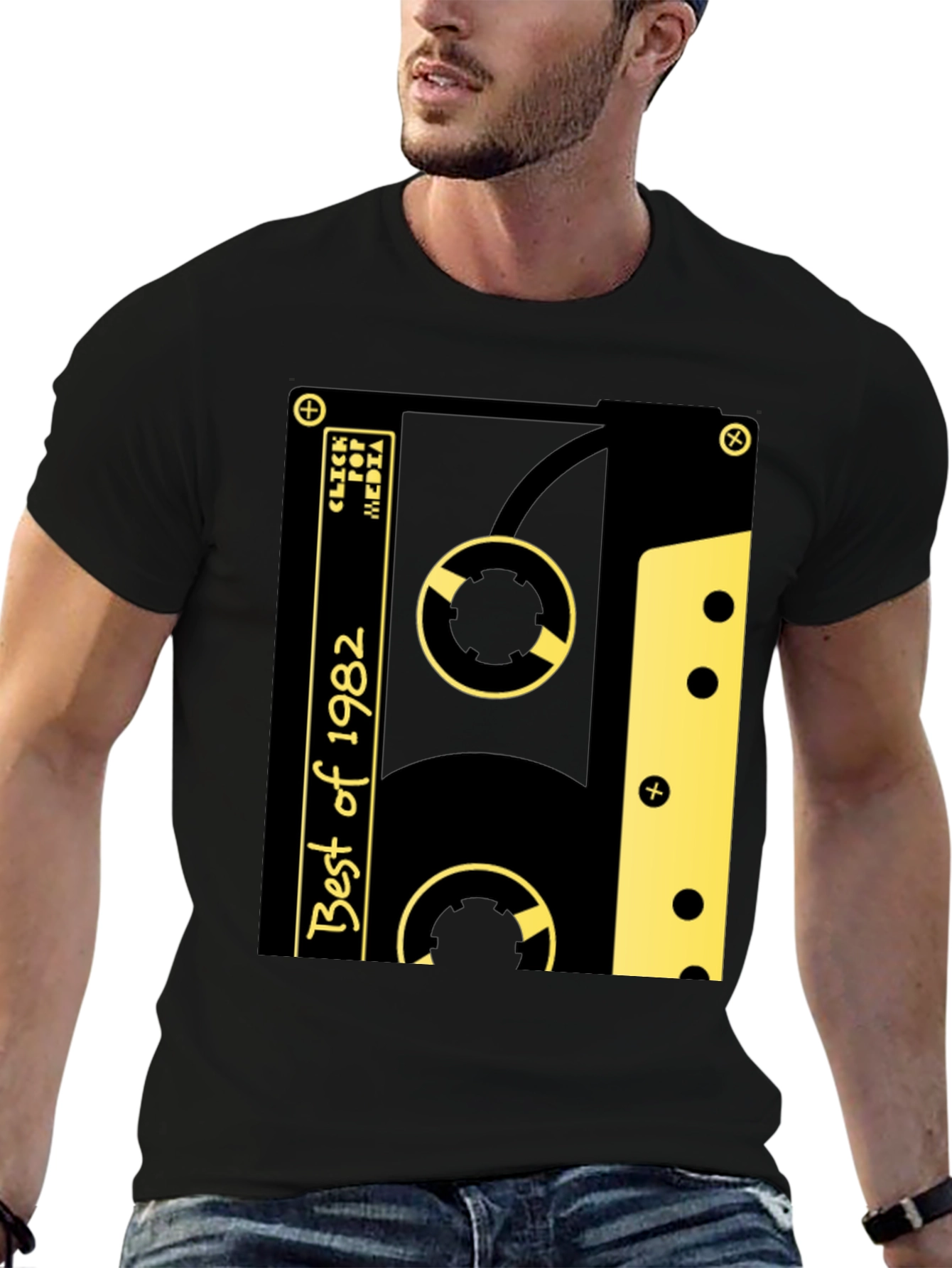 Retro Best of 1982 Cassette Tape Graphic T-Shirt