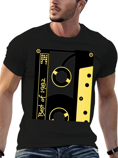 Retro Best of 1982 Cassette Tape Graphic T-Shirt