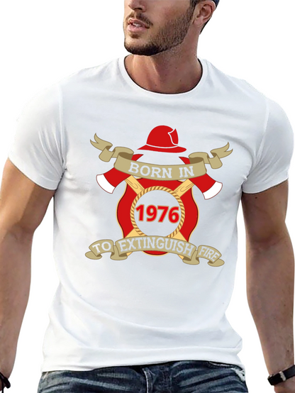 Born in 1976 Firefighter T-Shirt