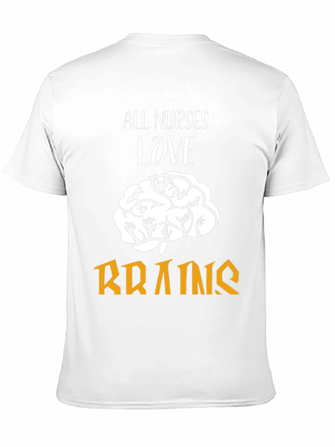All Nurses Love Brains T-Shirt Funny Halloween Tee
