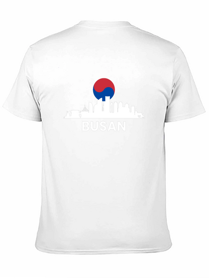 Busan Skyline Graphic T-Shirt