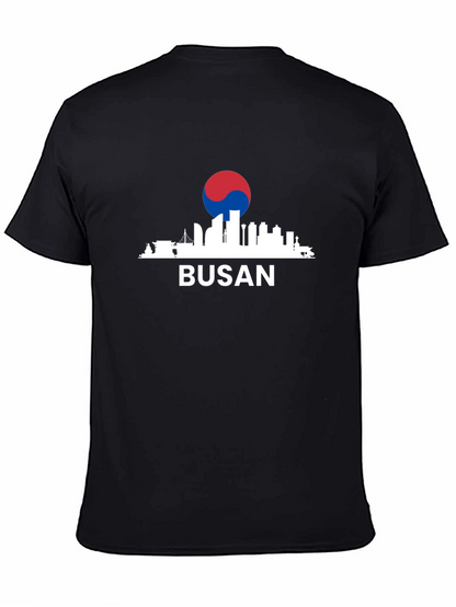 Busan Skyline Graphic T-Shirt