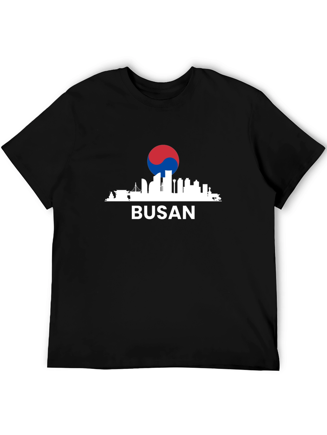 Busan Skyline Graphic T-Shirt
