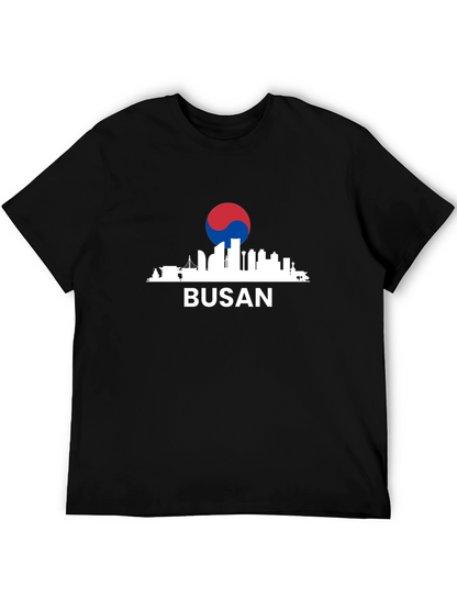 Busan Skyline Graphic T-Shirt