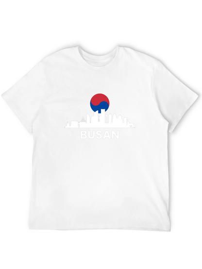 Busan Skyline Graphic T-Shirt