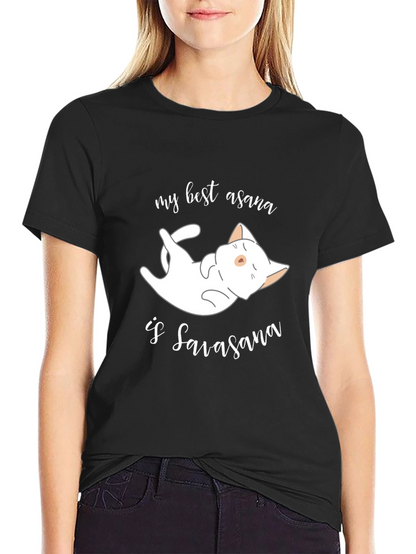 My Best Asana is Savasana T-Shirt