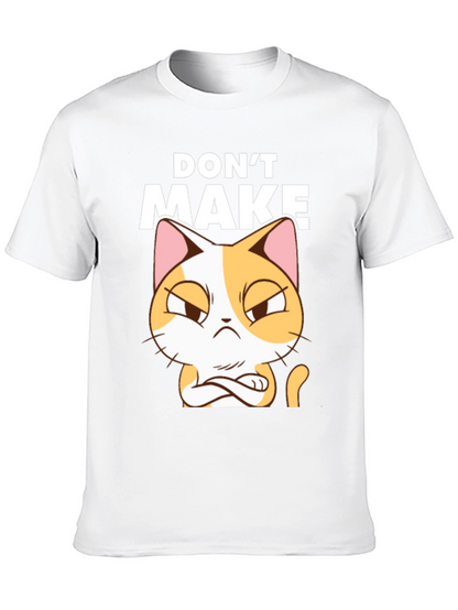 Dont Make Cat Angry Black T-Shirt