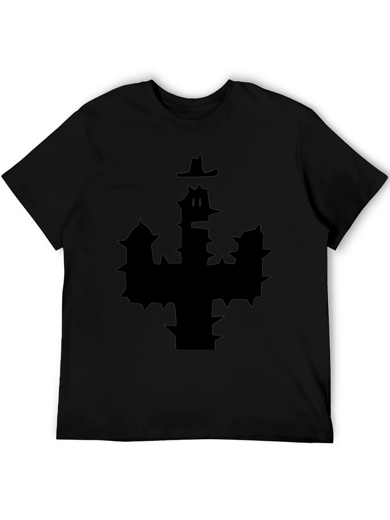 Unique Black Graphic T-Shirt