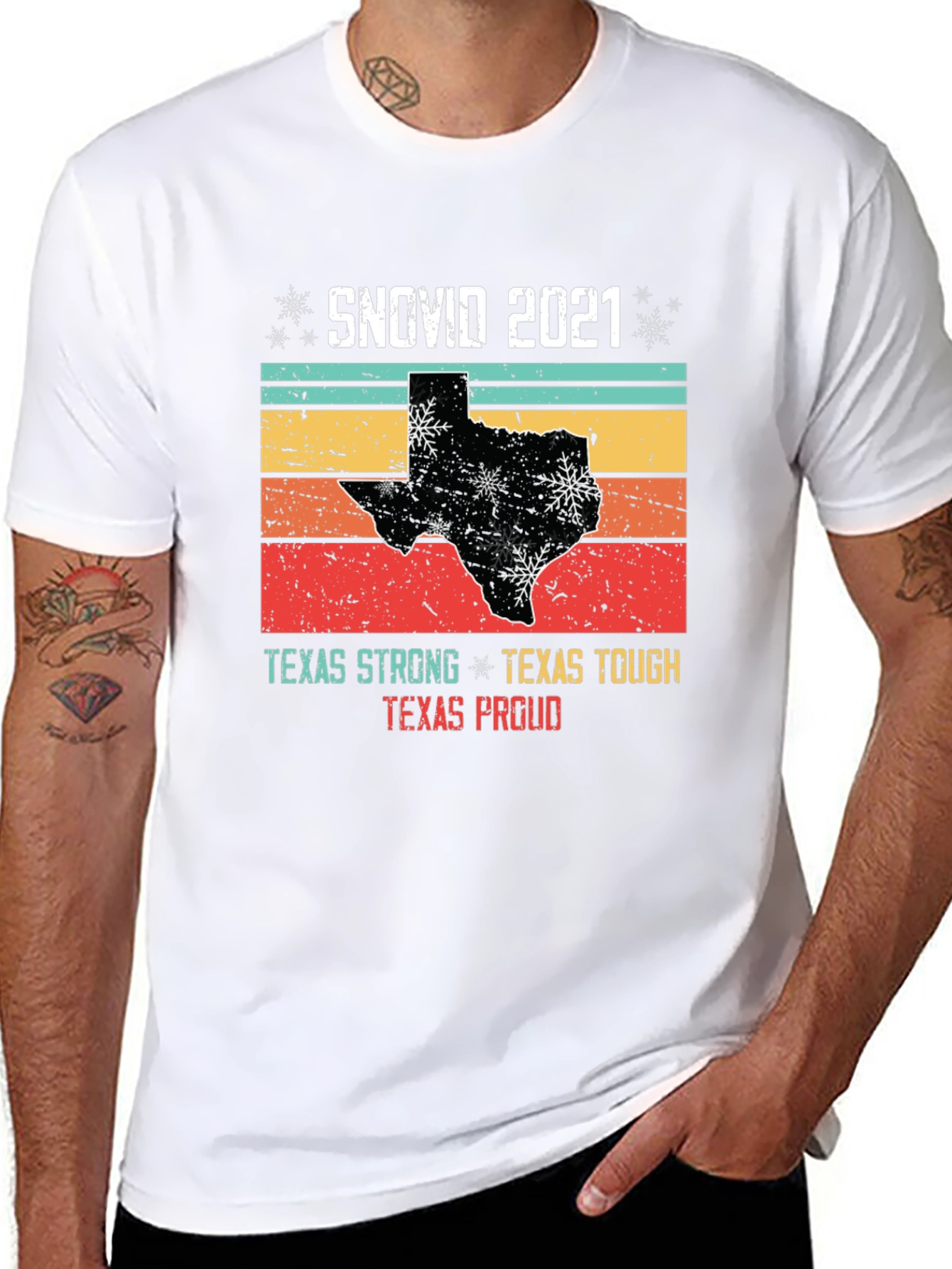 SNOVID 2021 Texas Strong T-Shirt