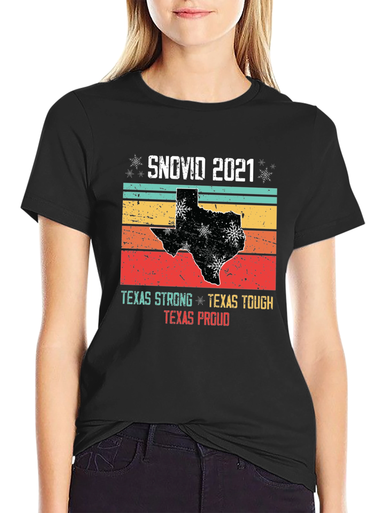 SNOVID 2021 Texas Strong T-Shirt