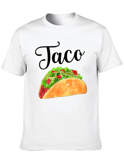 Taco Graphic Black T-Shirt - Foodie Tee