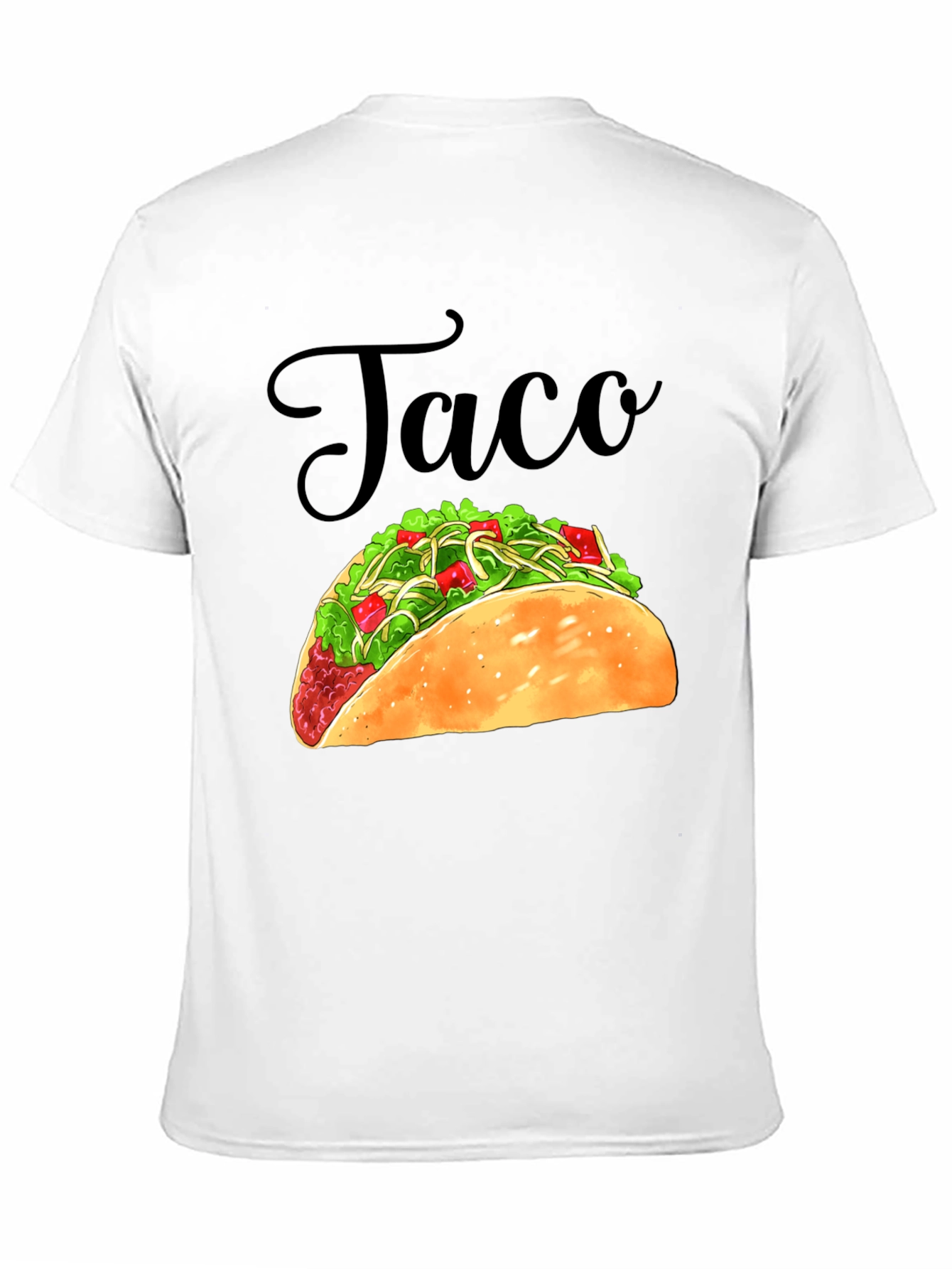 Taco Graphic Black T-Shirt - Foodie Tee