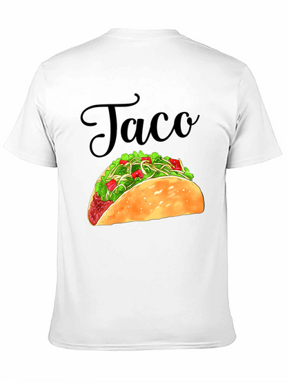Taco Graphic Black T-Shirt - Foodie Tee