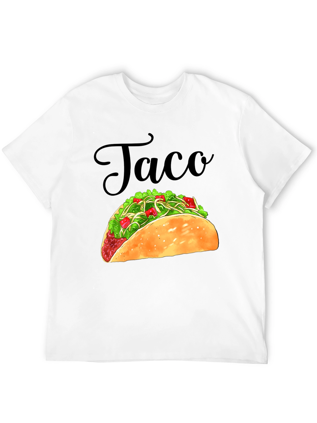 Taco Graphic Black T-Shirt - Foodie Tee