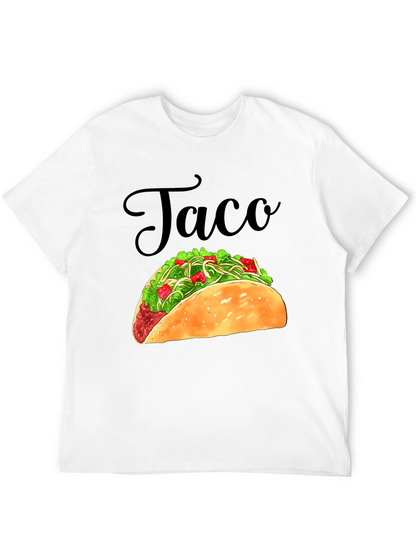 Taco Graphic Black T-Shirt - Foodie Tee