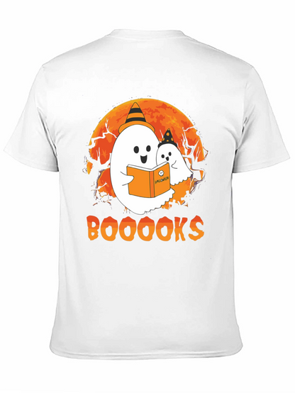Booooks Halloween Ghost T-Shirt