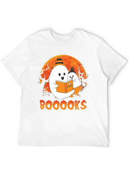 Booooks Halloween Ghost T-Shirt