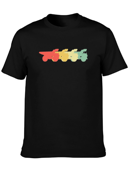 Retro Truck Graphic Tee - Black