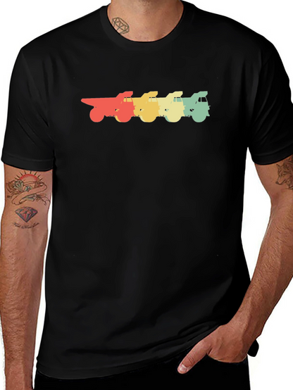Retro Truck Graphic Tee - Black