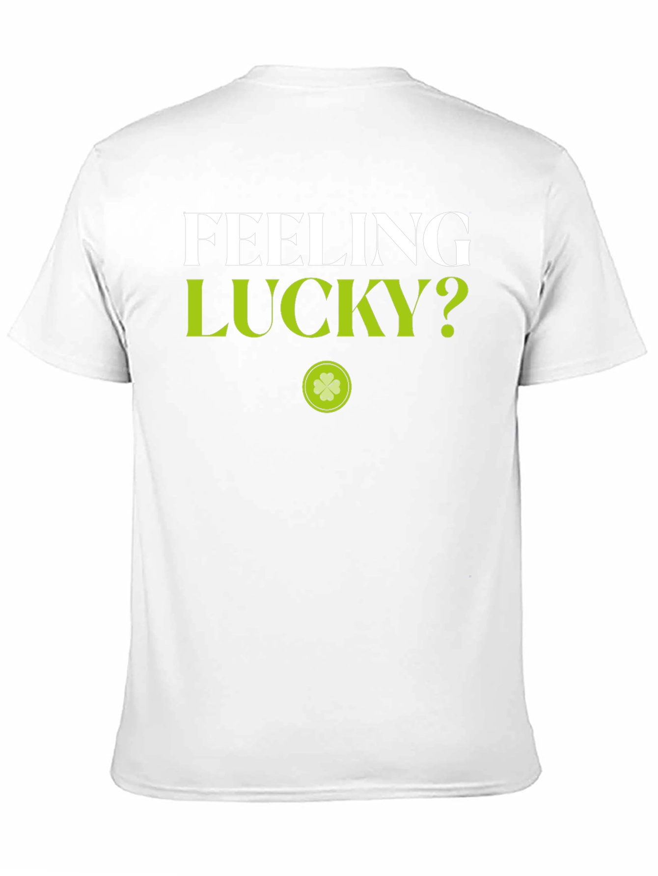 Feeling Lucky? Black Graphic Tee - St. Patricks Day