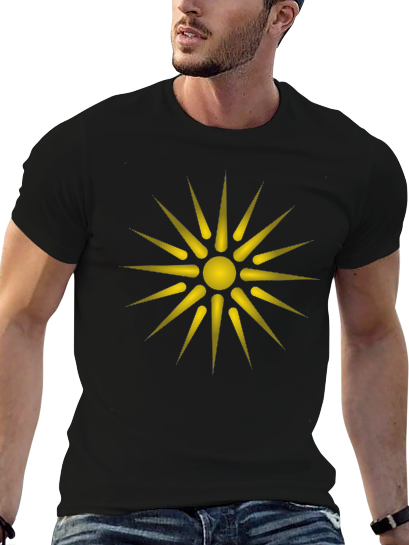 Vergina Sun Black T-Shirt