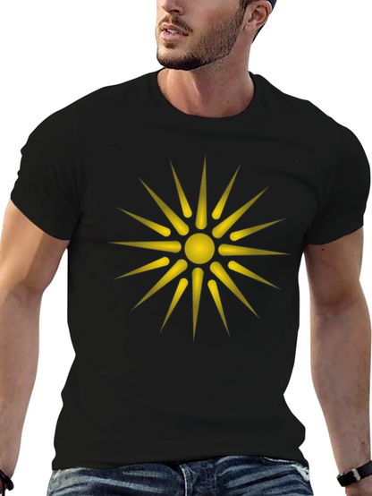 Vergina Sun Black T-Shirt