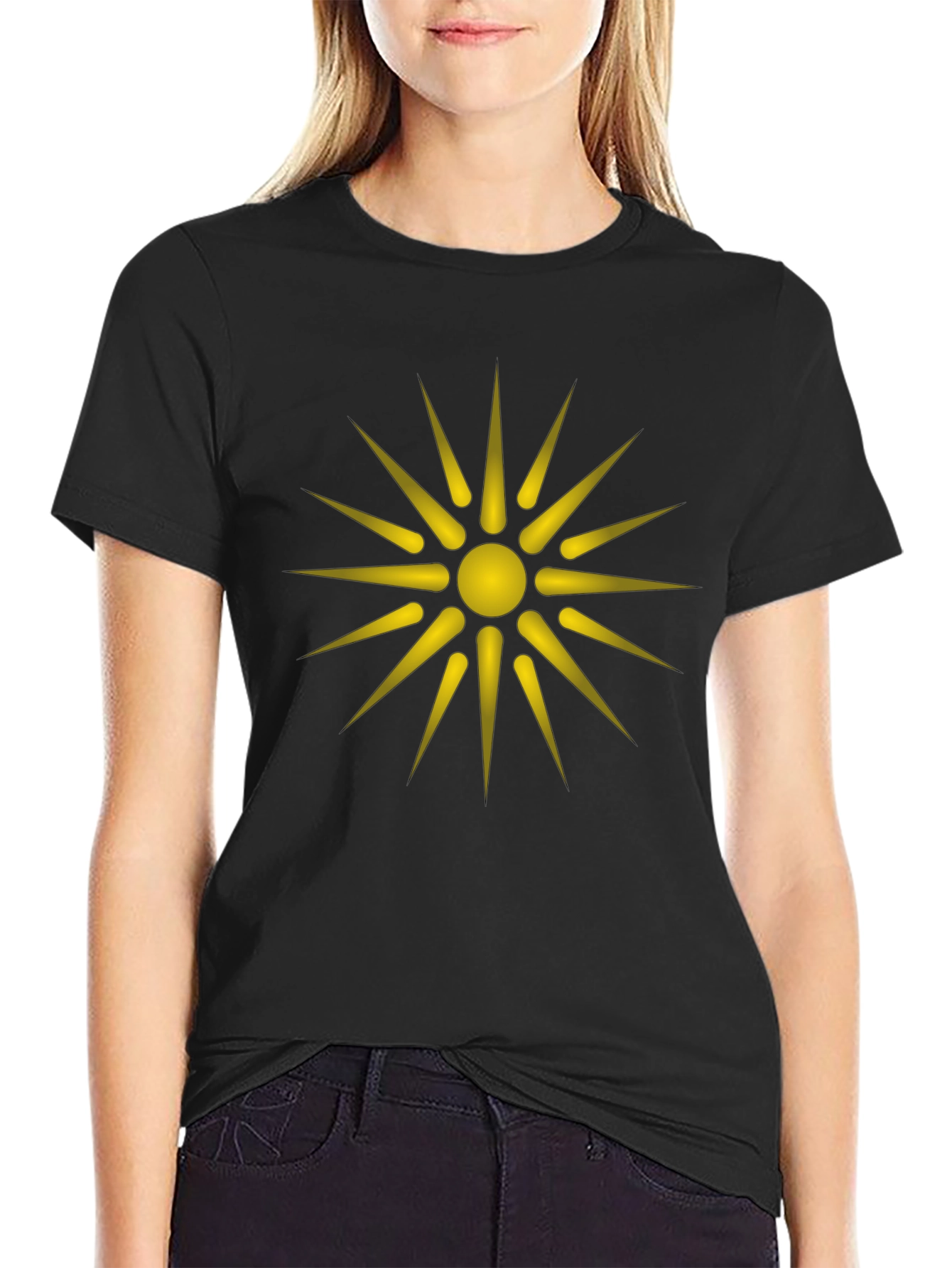Vergina Sun Black T-Shirt