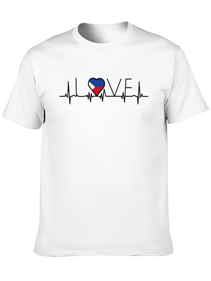 Love Philippines Heartbeat T-Shirt