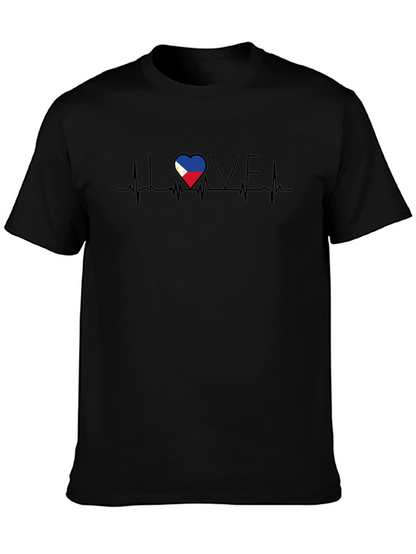 Love Philippines Heartbeat T-Shirt