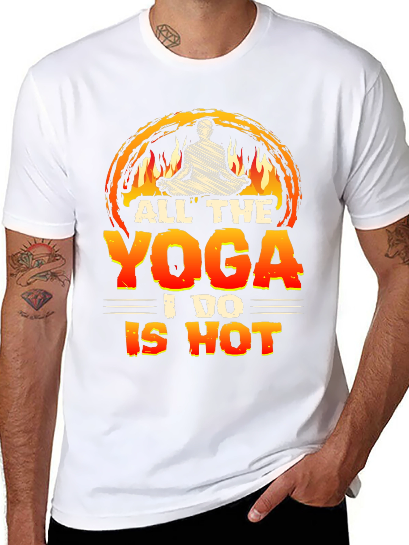 Hot Yoga Graphic Tee - Comfortable Unisex Fit