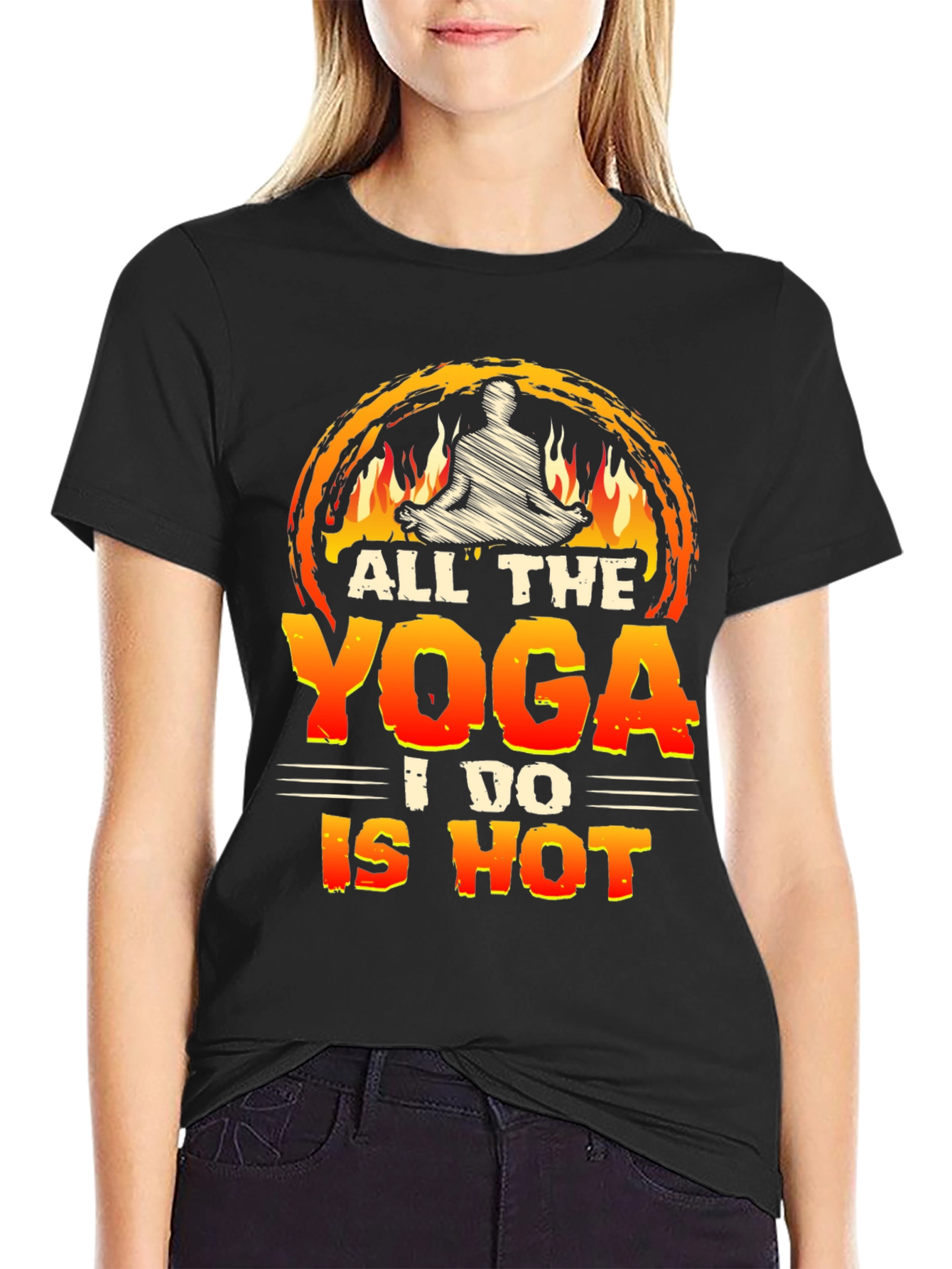 Hot Yoga Graphic Tee - Comfortable Unisex Fit