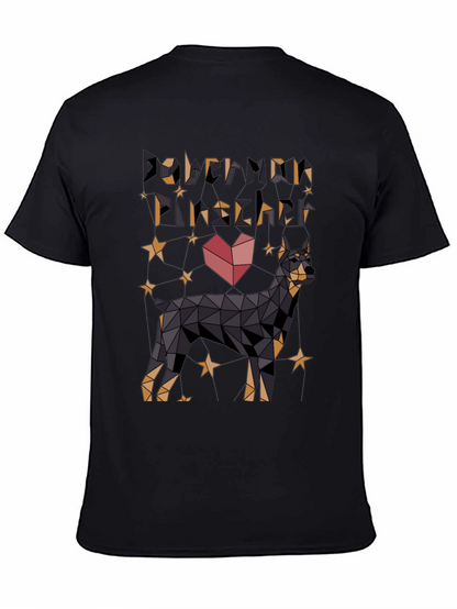 Geometric Doberman Pinscher T-Shirt
