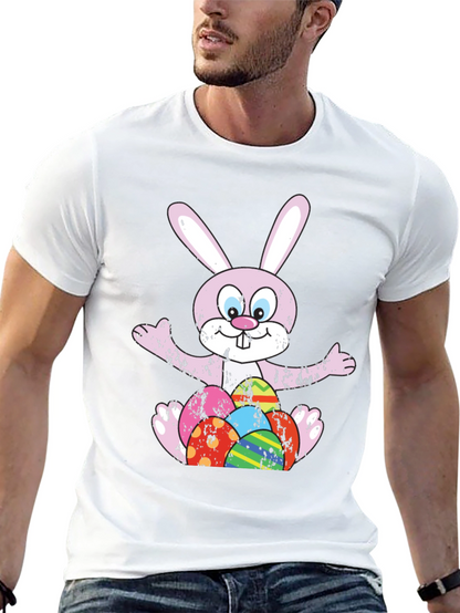 Easter Bunny & Egg Graphic Tee
