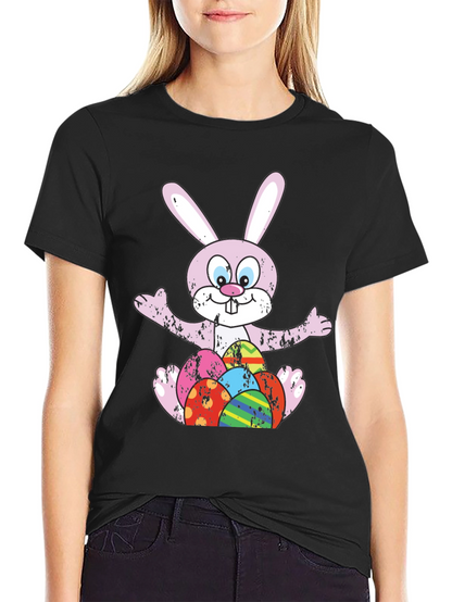 Easter Bunny & Egg Graphic Tee