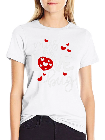 Miss Love Bug Black Graphic Tee