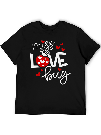 Miss Love Bug Black Graphic Tee