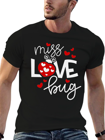 Miss Love Bug Black Graphic Tee