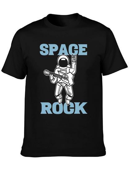 Space Rock Astronaut T-Shirt - Black