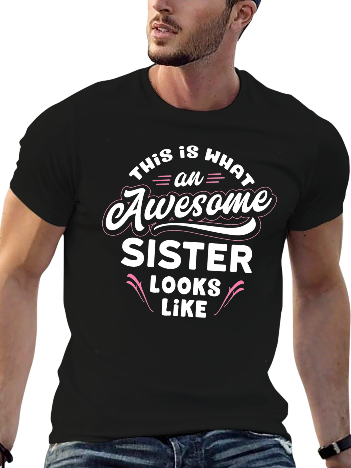 Awesome Sister Graphic Tee - Perfect Gift!