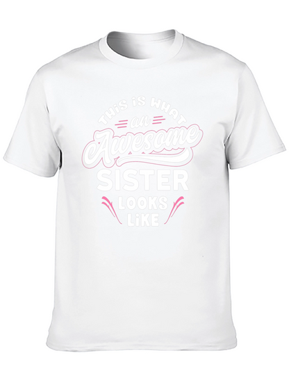 Awesome Sister Graphic Tee - Perfect Gift!