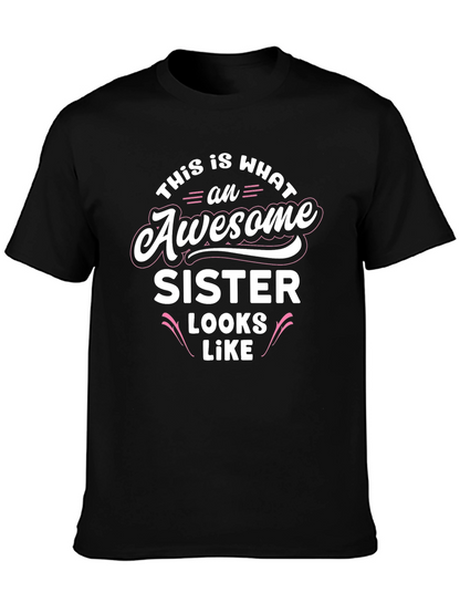Awesome Sister Graphic Tee - Perfect Gift!