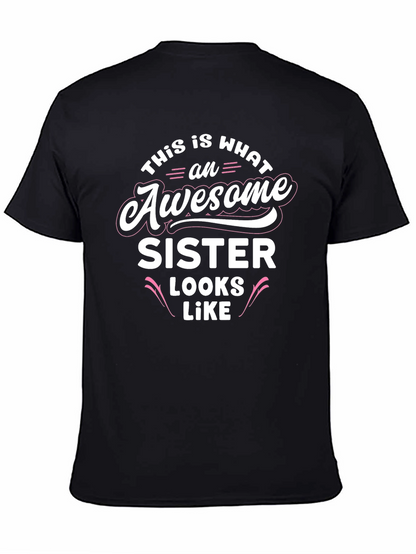 Awesome Sister Graphic Tee - Perfect Gift!