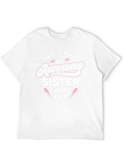 Awesome Sister Graphic Tee - Perfect Gift!