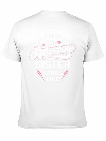 Awesome Sister Graphic Tee - Perfect Gift!