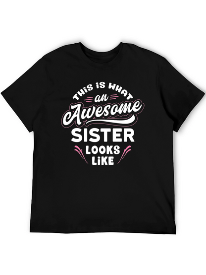 Awesome Sister Graphic Tee - Perfect Gift!