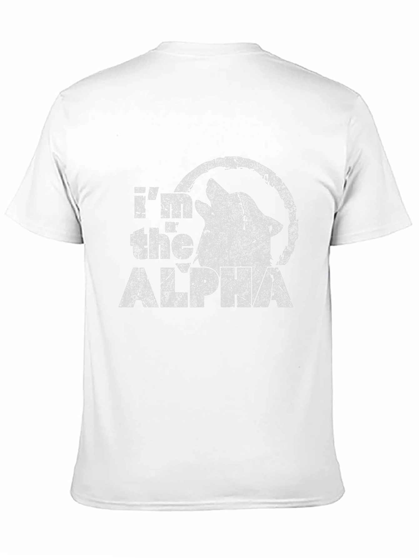 Im the Alpha Wolf T-Shirt - Distressed Graphic Tee