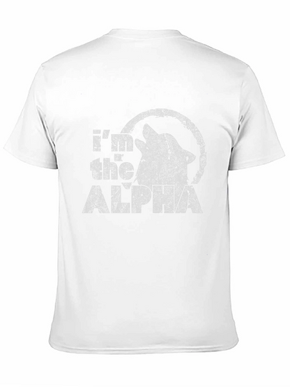 Im the Alpha Wolf T-Shirt - Distressed Graphic Tee