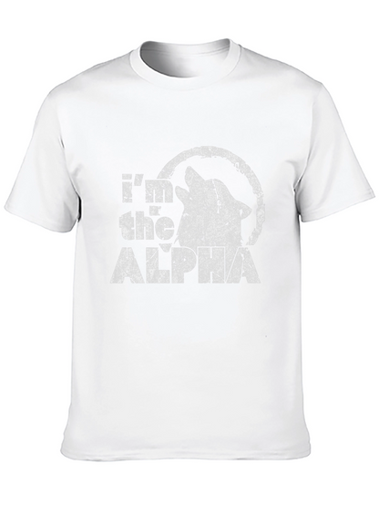 Im the Alpha Wolf T-Shirt - Distressed Graphic Tee