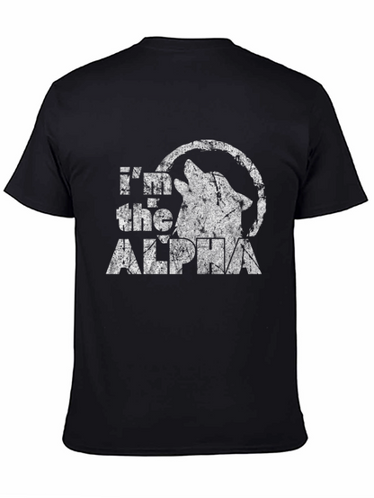 Im the Alpha Wolf T-Shirt - Distressed Graphic Tee