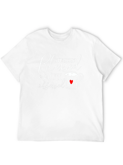 Blessed Stressed Coffee Obsessed T-Shirt